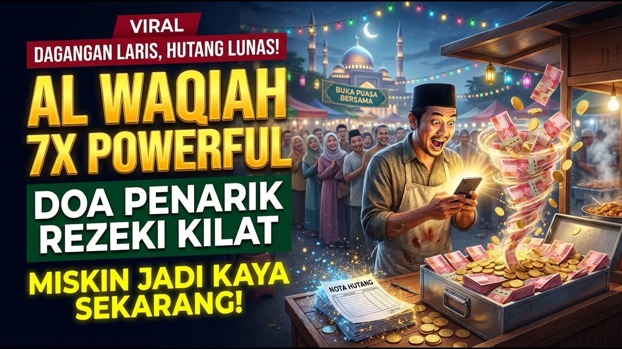 Surat Al Waqiah 7x Pelancar Rezeki Keluarga Bebas Hutang Ramadhan