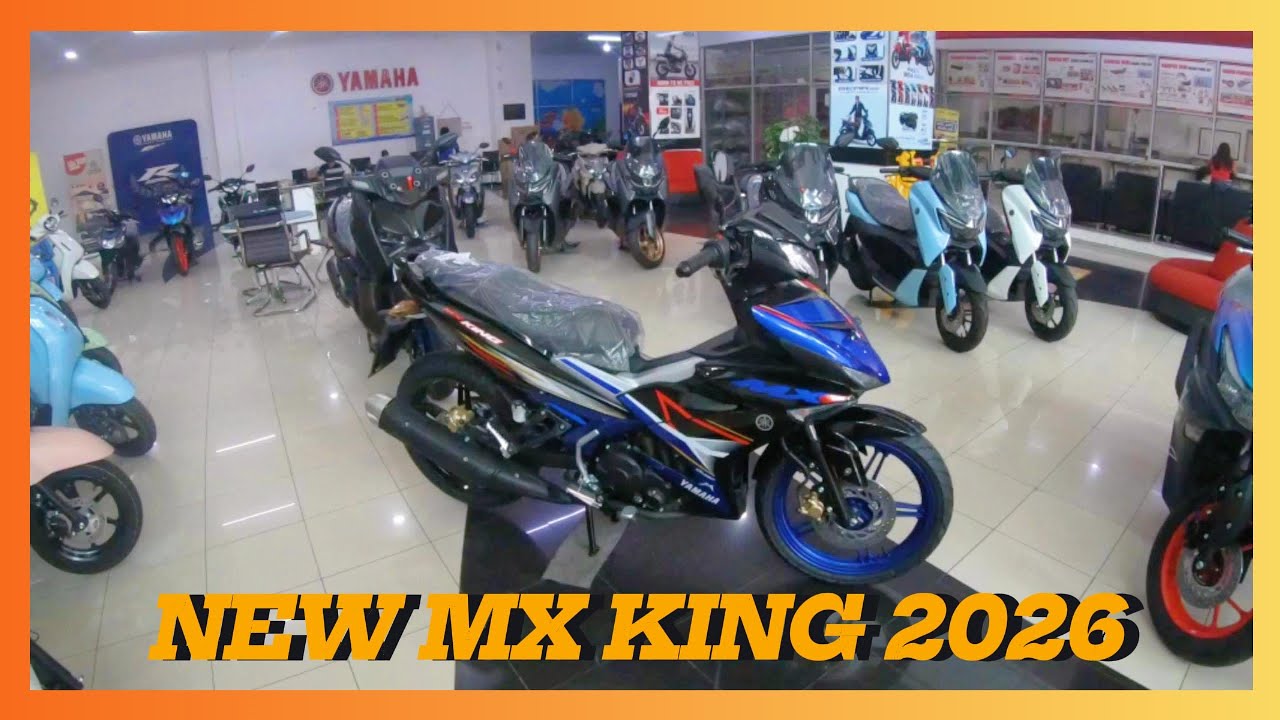Pertama Di Indonesia YAMAHA New MX KING 2026 ||  Tampilan  Garang Warna Black Blue #mxking