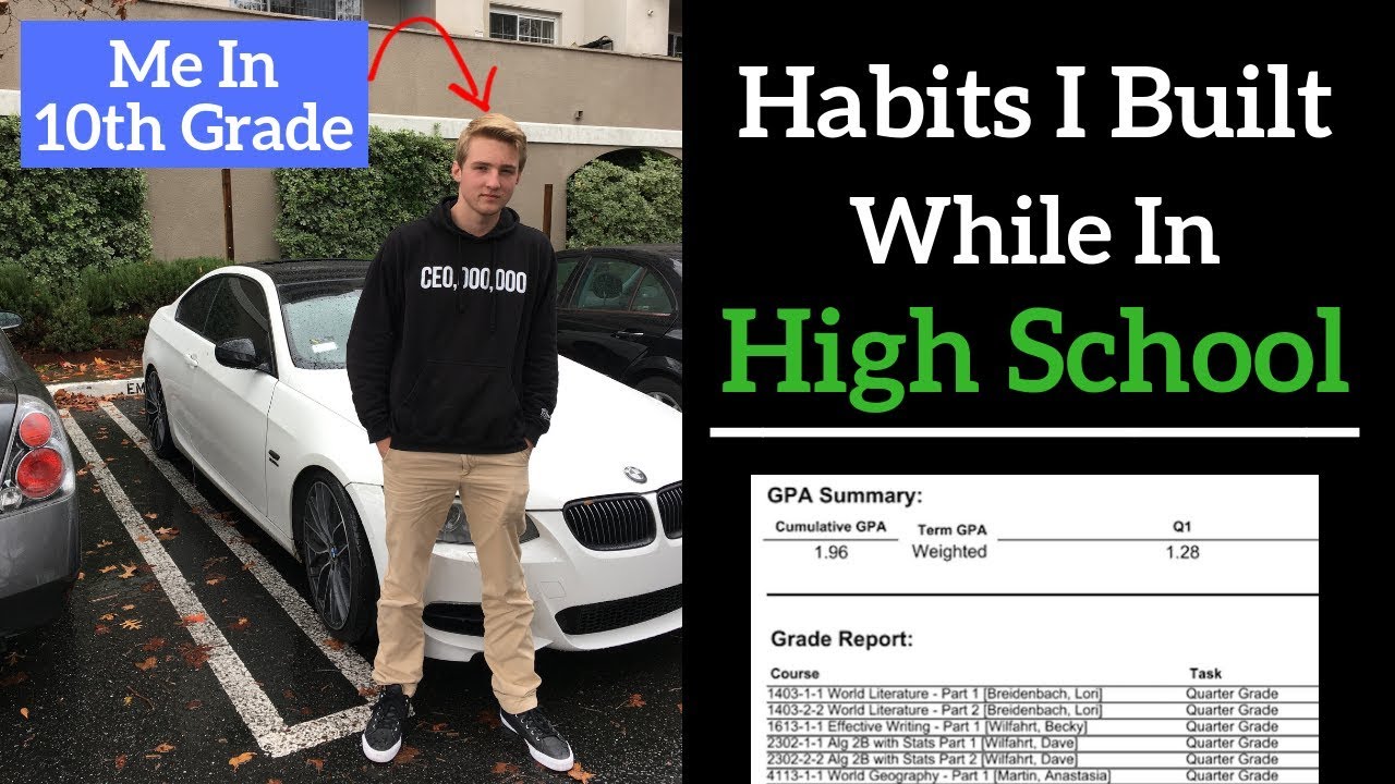 Habits I Built In High School That Led To Me Dropping Out