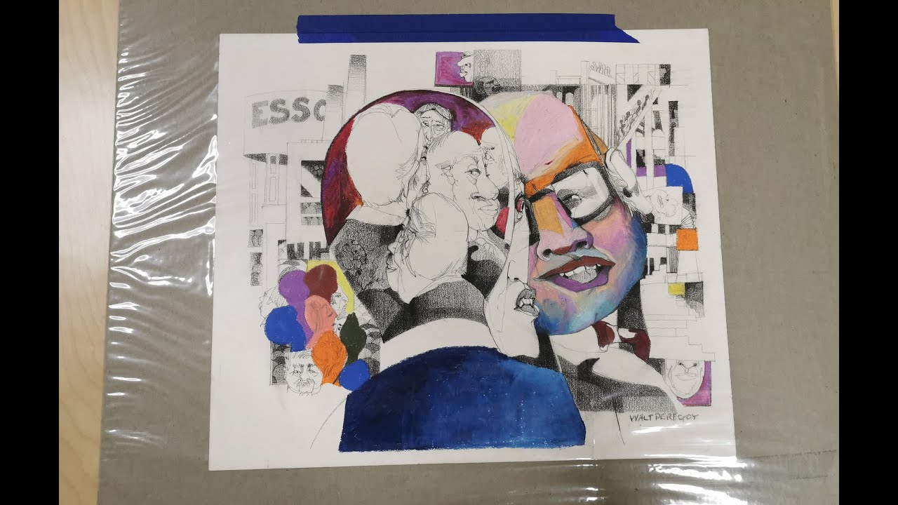 Walt peregoy mcm illustration modern art sketches artwork Disney legends