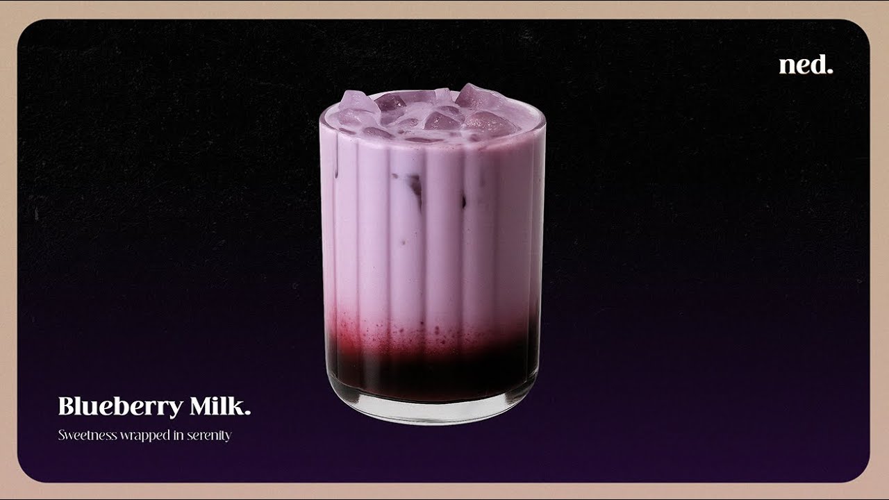 blueberry milk.