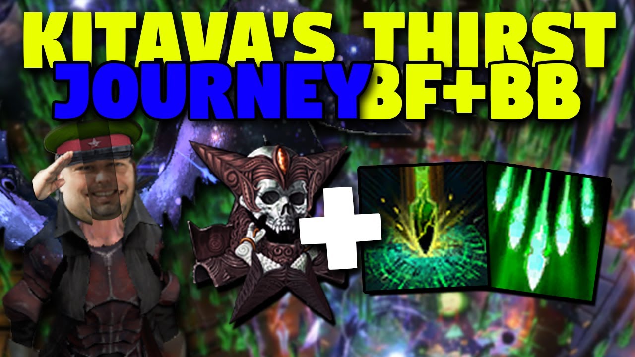 KITAVA'S THIRST [FROM ZERO TO HERO] EASY UBERS / GIGA DAMAGE (RAMPING) MANA STACK BUILD