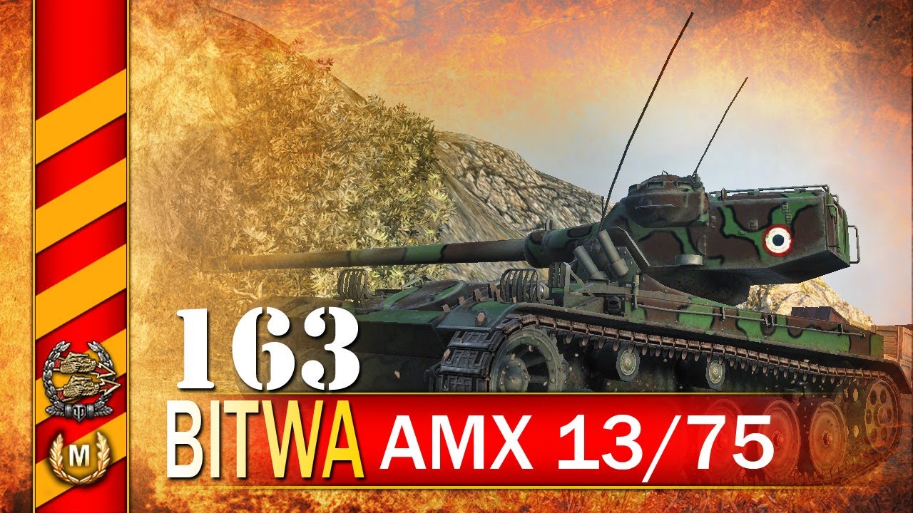 AMX 13/75 - Agres19 na kopalni - BITWA - World of tanks