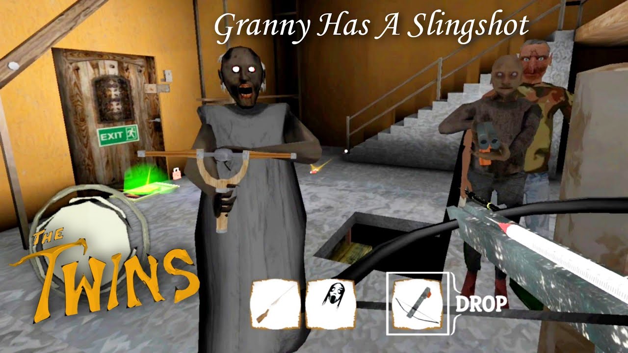 The Twins Remake - Granny Has A Slingshot and She Can Shoots !