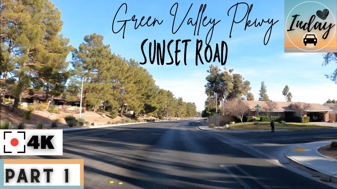 Green Valley Pkwy - Sunset Road Henderson Nevada | Passed High View Marks Street | Driving Tour [4K]