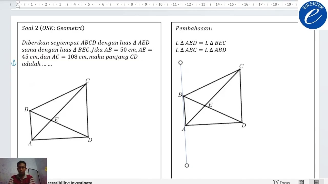 Belajar Matematika bab Geometri - Segitiga bagian 1 (Live Tiktok Sesi 1) 