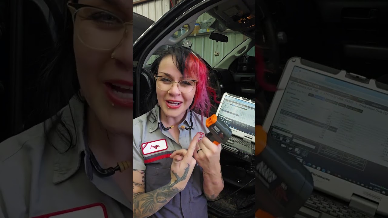 ATF Temperature Check with @KleinToolsVideo Infrared Thermometer VS Toyota GTS+ #cartips #carDIY #ad