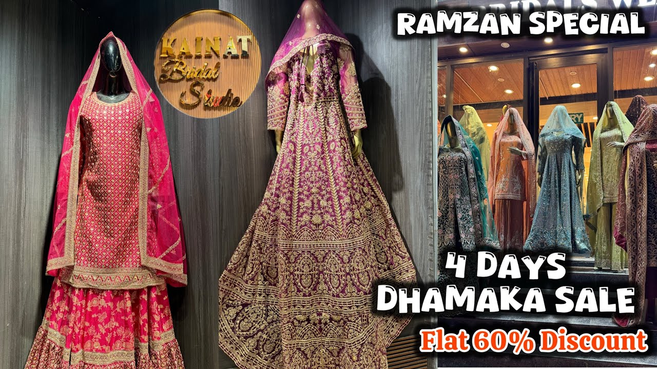 4 Days Dhamaka Sale || Flat 60% Discount “ Ramzan Special Collection & Wedding Special Collection 