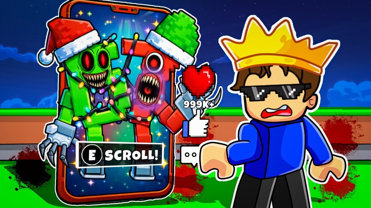 I Found Scary Brainrots in Scroll A Brainrot Roblox..