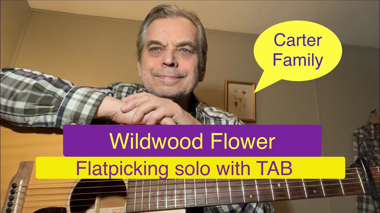 “Wildwood Flower” -  basic flatpicking solo with TAB