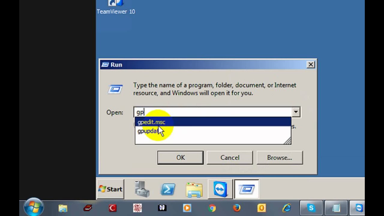 Server2008R2 | Disable Display Shutdown Event Tracker