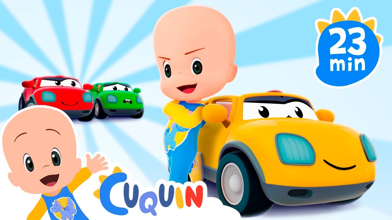 ¡¿Coches en los cubos de colores?! 🚗▶️ | El tren de las canciones de Cuquín y más vídeos de Cuquín