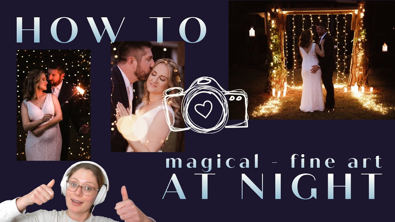 How to photograph magical nighttime creatively with fairylight, ocf, and sparklers