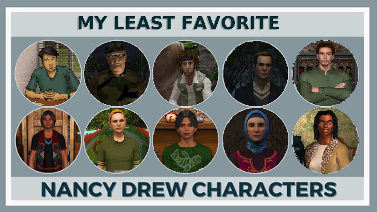 My Least Favorite Nancy Drew Characters