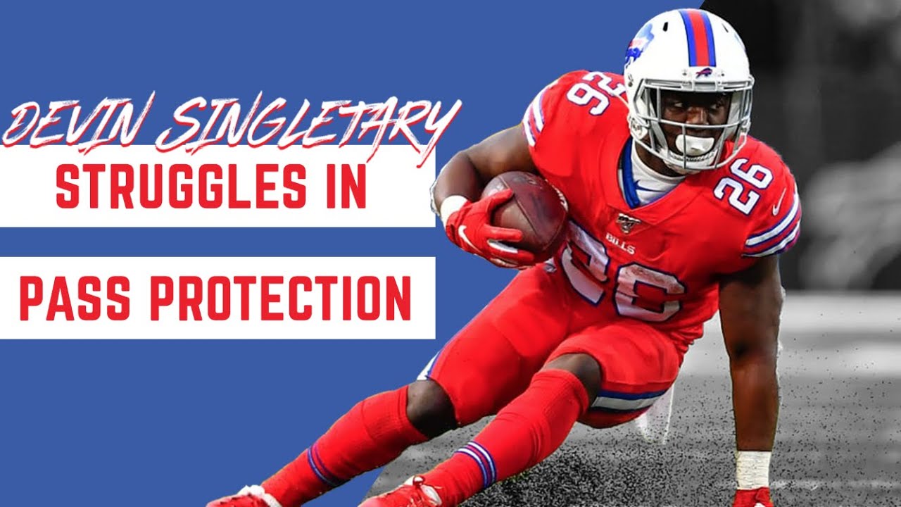 Buffalo Bills Running Back Devin Singletary's Struggles In Pass Protection