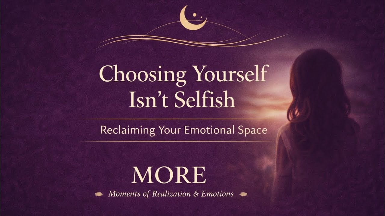 Choosing Yourself Isn’t Selfish | Reclaiming Your Emotional Space