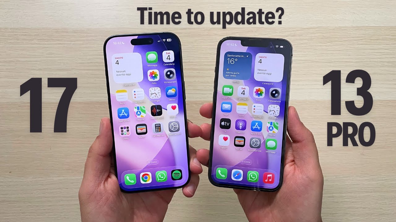 iPhone 17 против iPhone 13 Pro — тест скорости, оперативной памяти, анимации!