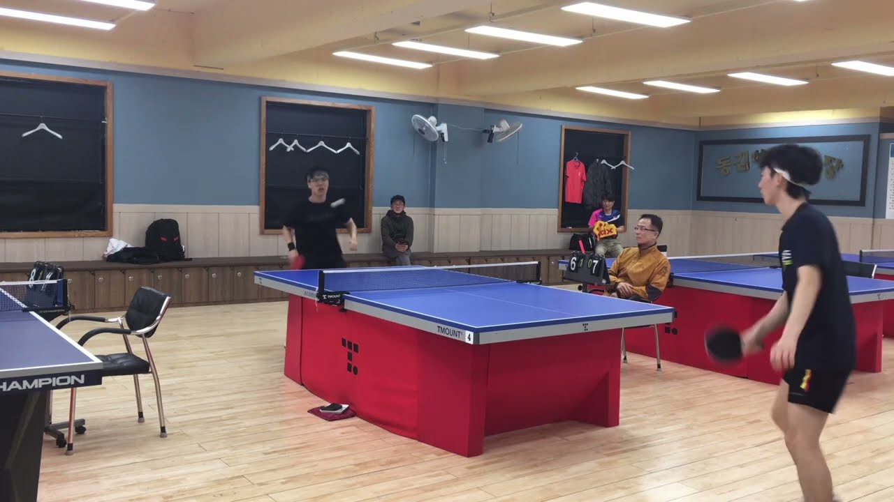 2023.4.5 동김해탁구장 수요리그 사천 조민수3 VS 부산 권정결5