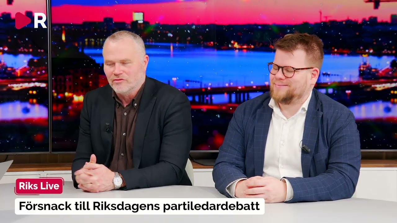 Val&aring;rets f&ouml;rsta partiledardebatt