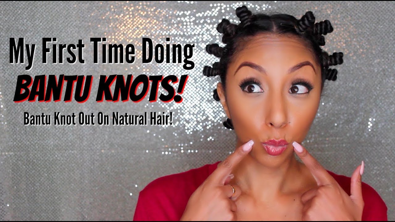 My First Time Doing BANTU KNOTS! Bantu Knot Out On Natural Hair | BiancaReneeToday