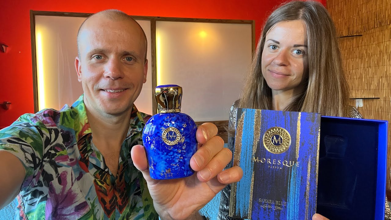 Moresque - Sahara Blue niche fragrance unboxing and early impressions #juliscent