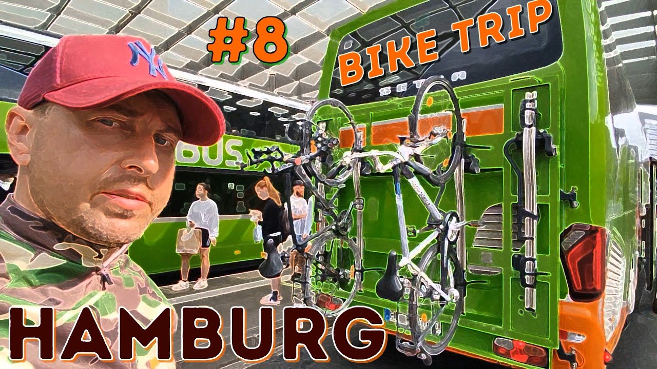 Велопутешествие по Европе! Переезд München - Hamburg. Едем к Балтийскому морю. BIKE TRIP #8