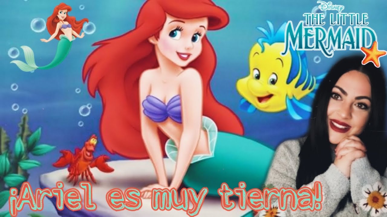 Española reaccionando a LA SIRENITA - PARTE DE ÉL  | doblaje LATINO VS CASTELLANO