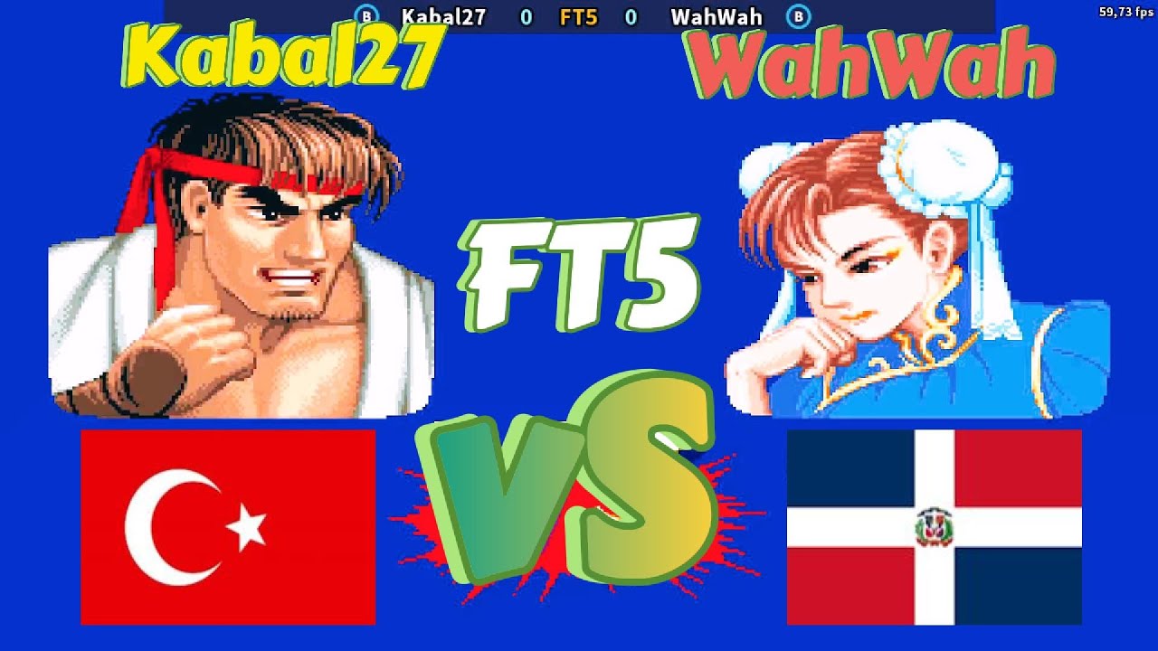 Street Fighter II': Champion Edition - Kabal27 vs WahWah - FT5 - 1080P/60FPS - 15.01.2025