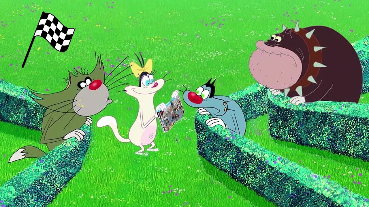 Oggy và những chú gián tinh nghịch | Olivia và cuộc đua lớn | The Race | phim hoạt hình