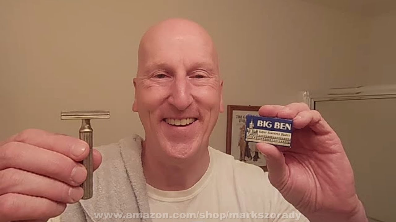 Big Ben Razor Blade and Gillette Tech Fat Handle Razor