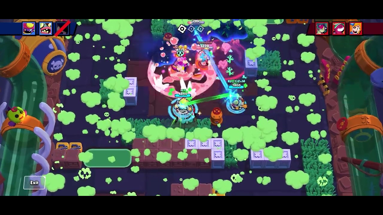 #brawlstars #2v3 clutch w GLOBERT