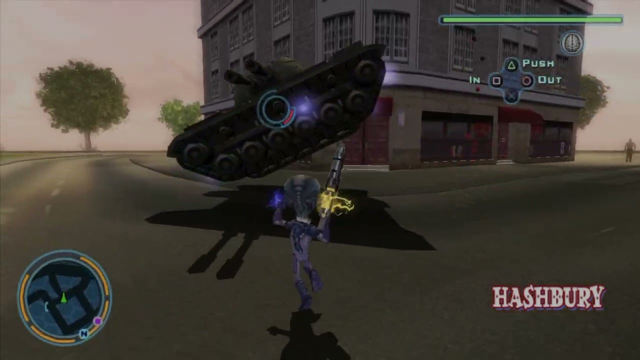 Destroy All Humans! 2 (Original) Bay City Free Roam Destruction, High Alert