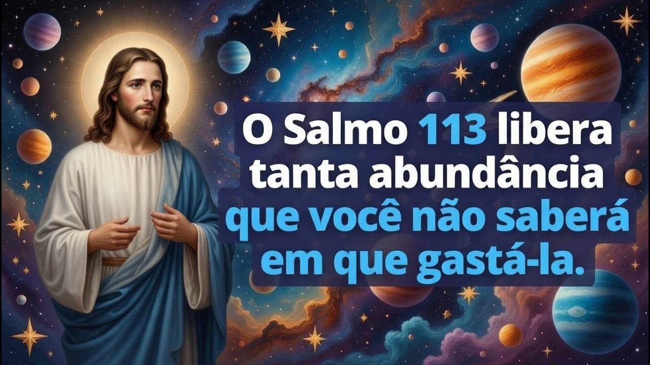 O Salmo 113 libera tanta abundância que você não saberá em que gastá-la.#Salmo113DeAbundancia