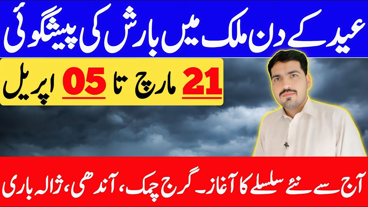 Weather Update Today Pakistan | Next Rain Spell Update | Mosam Ka Hal | Weather Forecast Pakistan