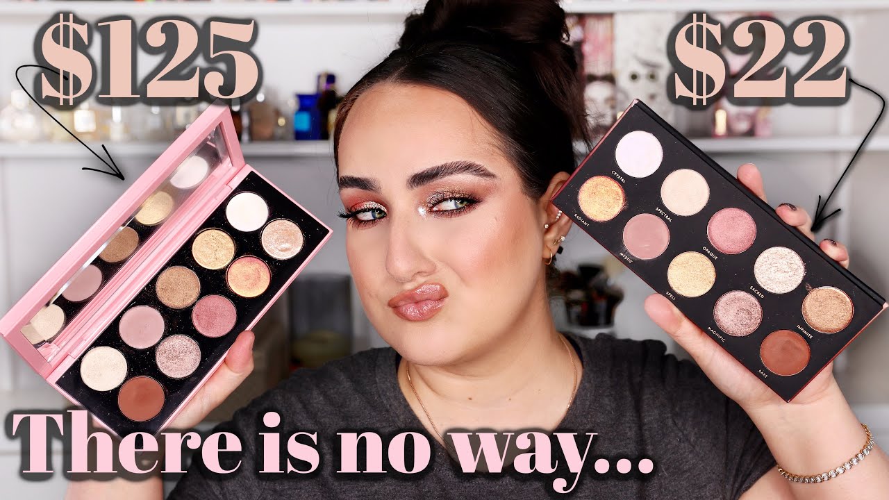 Can Pat McGrath be DUPED?  Mothership VII Divine Rose VS Luster Palette | Patty