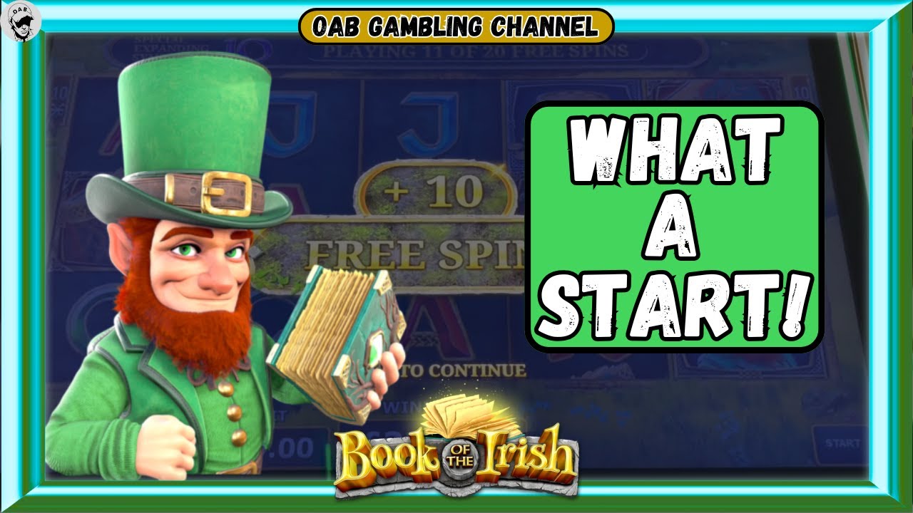 MY BEST START TO A SESSION?! | Irish Themed Slots! ☘️