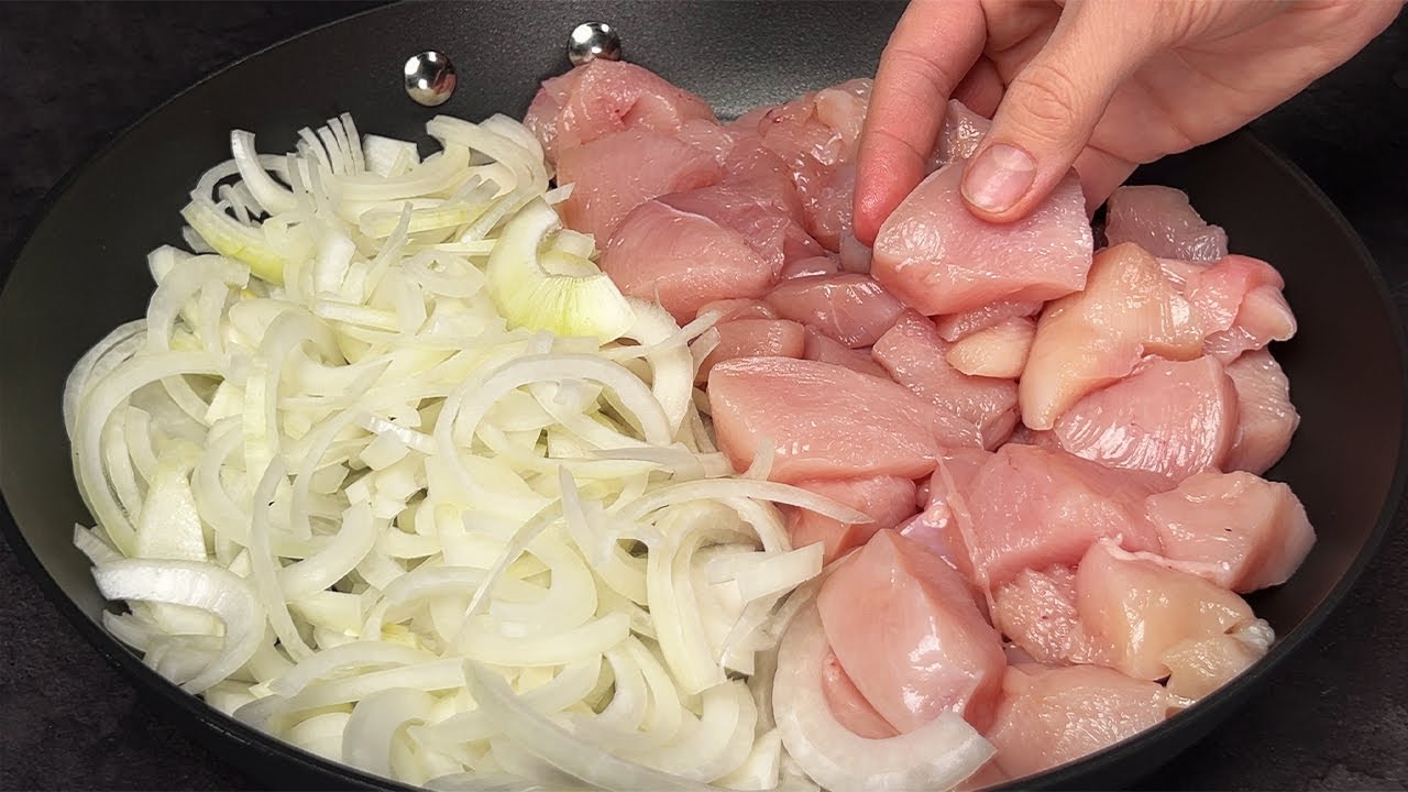 Köstliches Hähnchenbrust-Rezept! Das Geheimnis für zartes Hähnchenfleisch in 5 Minuten!