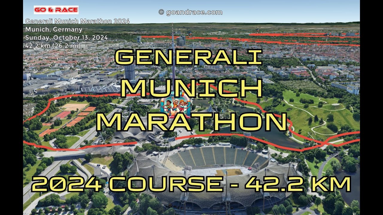 Generali Munich Marathon 2024: fly over the marathon course!