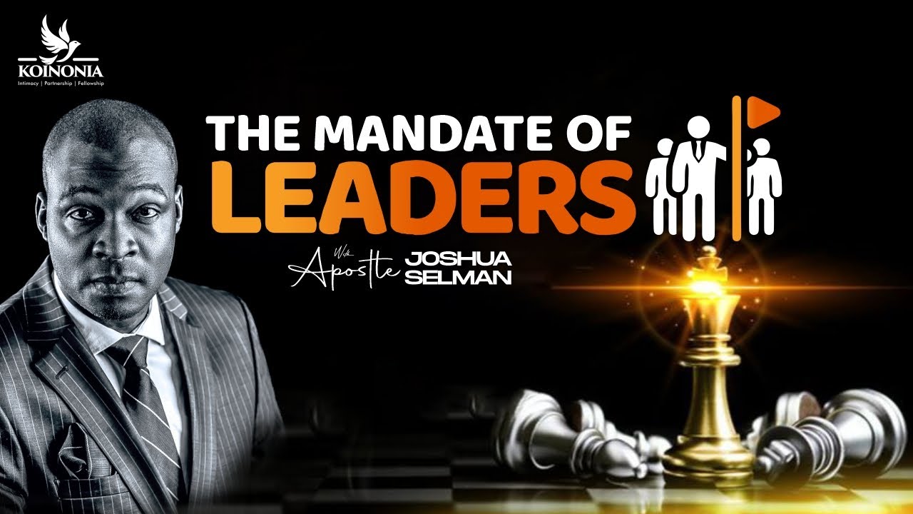 THE MANDATE OF LEADERS || SOAR CONFERENCE 2023 || HOTR ENUGU-NIGERIA || APOSTLE JOSHUA SELMAN