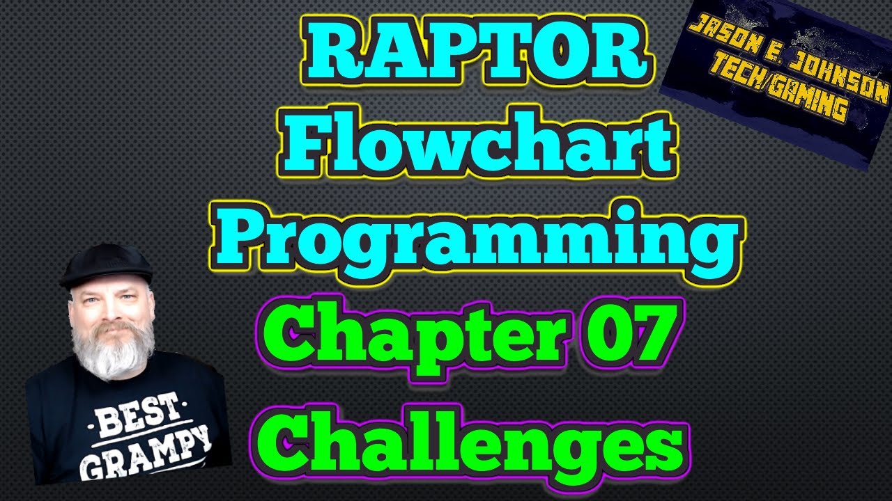Chapter 07 Challenges = Prelude to Programming Raptor Flowchart-based Programming Videos Series