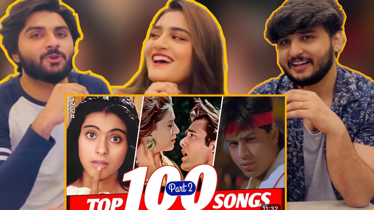 Pakistan 🇵🇰 Reaction on Top 100 Bollywood 90’s Hindi Hit Songs | 90’s Hit Hindi songs | Part 2🔥