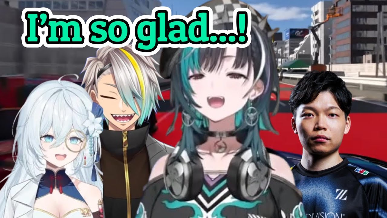 The team goes wild as Chihaya pulls off an insane overtake【Hololive】