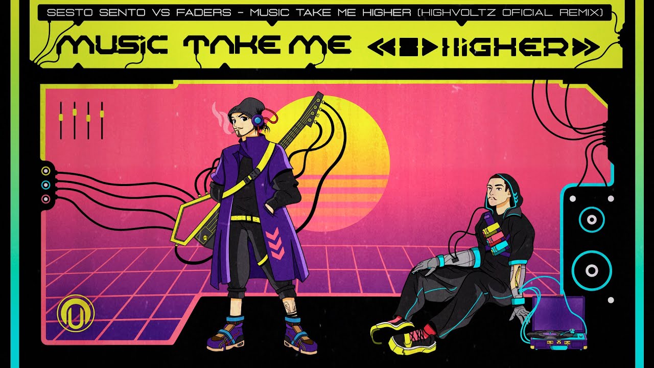 Sesto Sento & Faders - Music Take Me Higher (Highvoltz Remix) NEW PSYTRANCE SINGLE