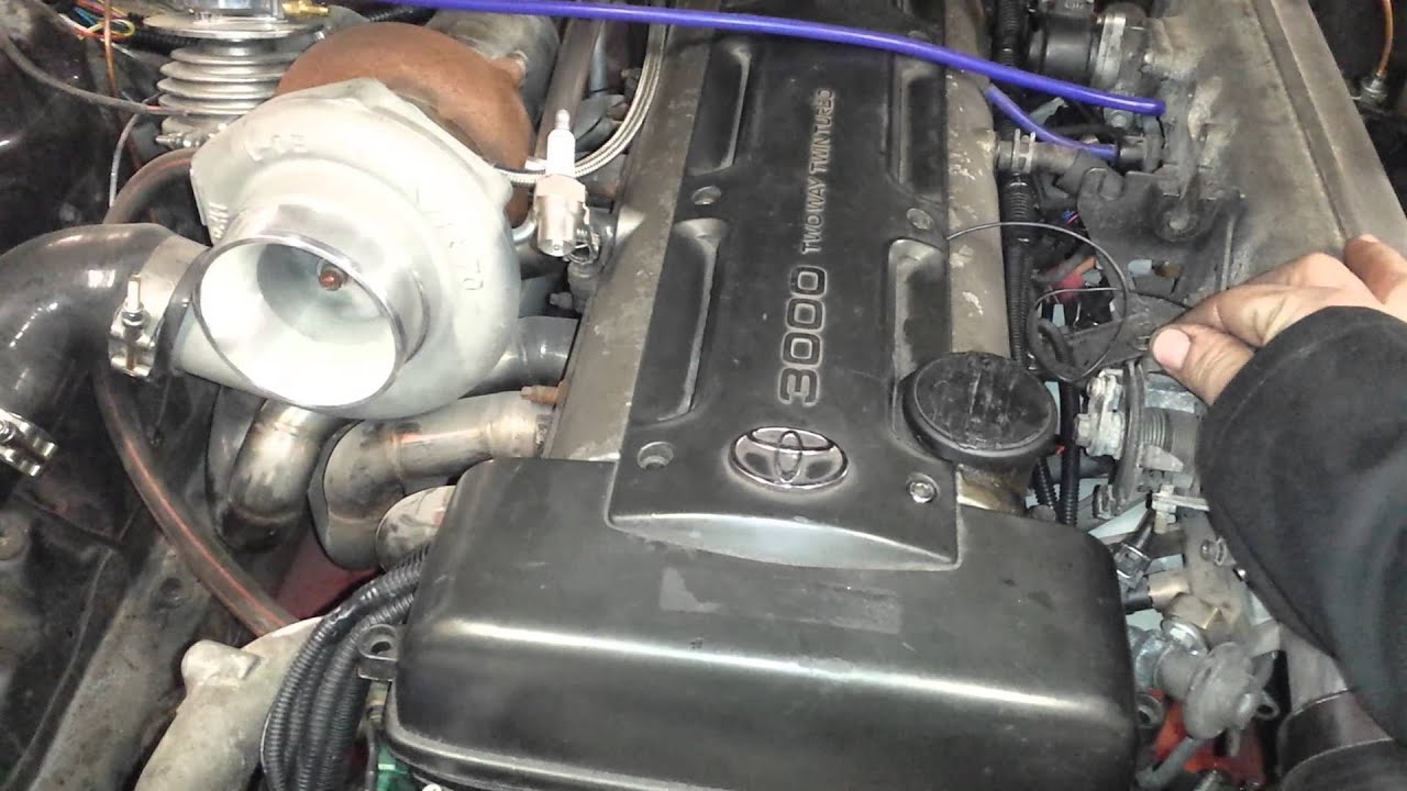 Mazda RX7FC 2JZGTE EMU Engine run