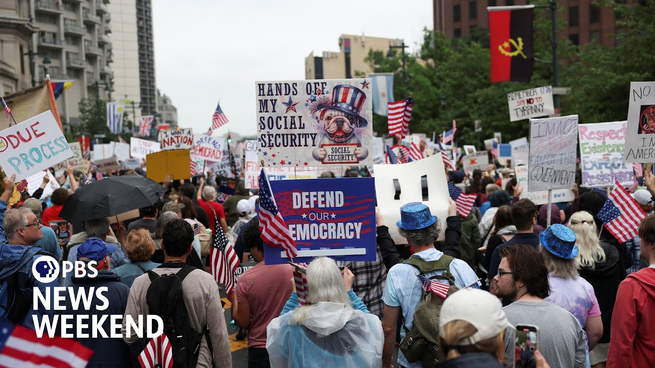 Millions turn out nationwide for &lsquo;No Kings&rsquo; protests against Trump administration