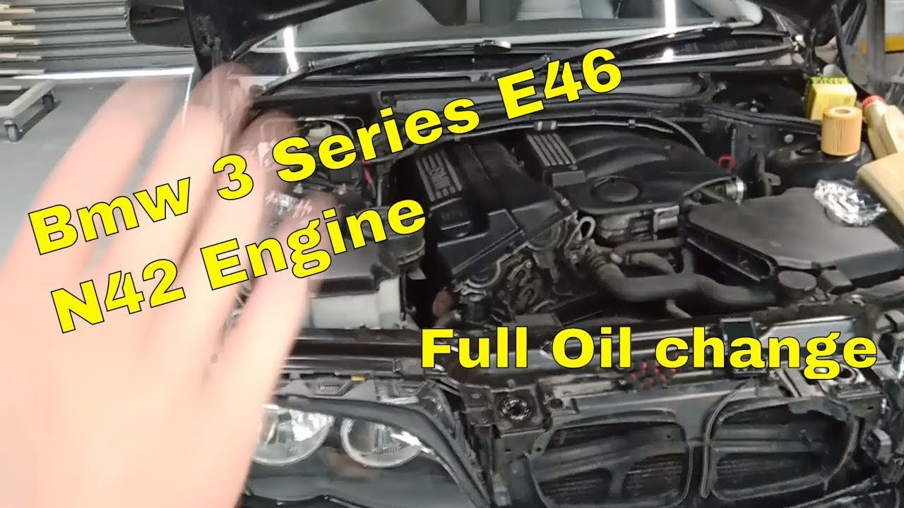How To Do a Oil Change On BMW E46 N42 Engine