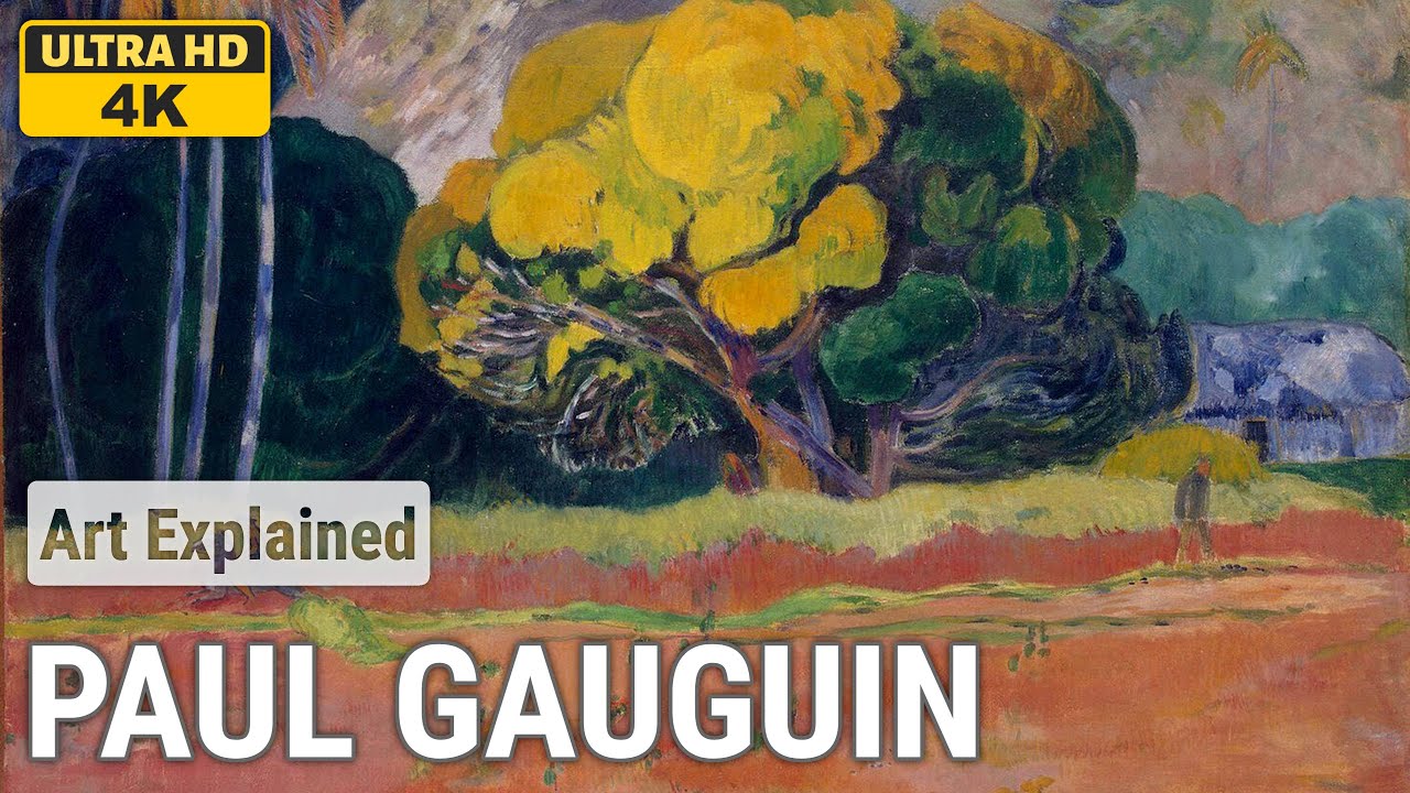 Paul Gauguin: A collection of 10 oil paintings with title and year, around 1892 [4K]