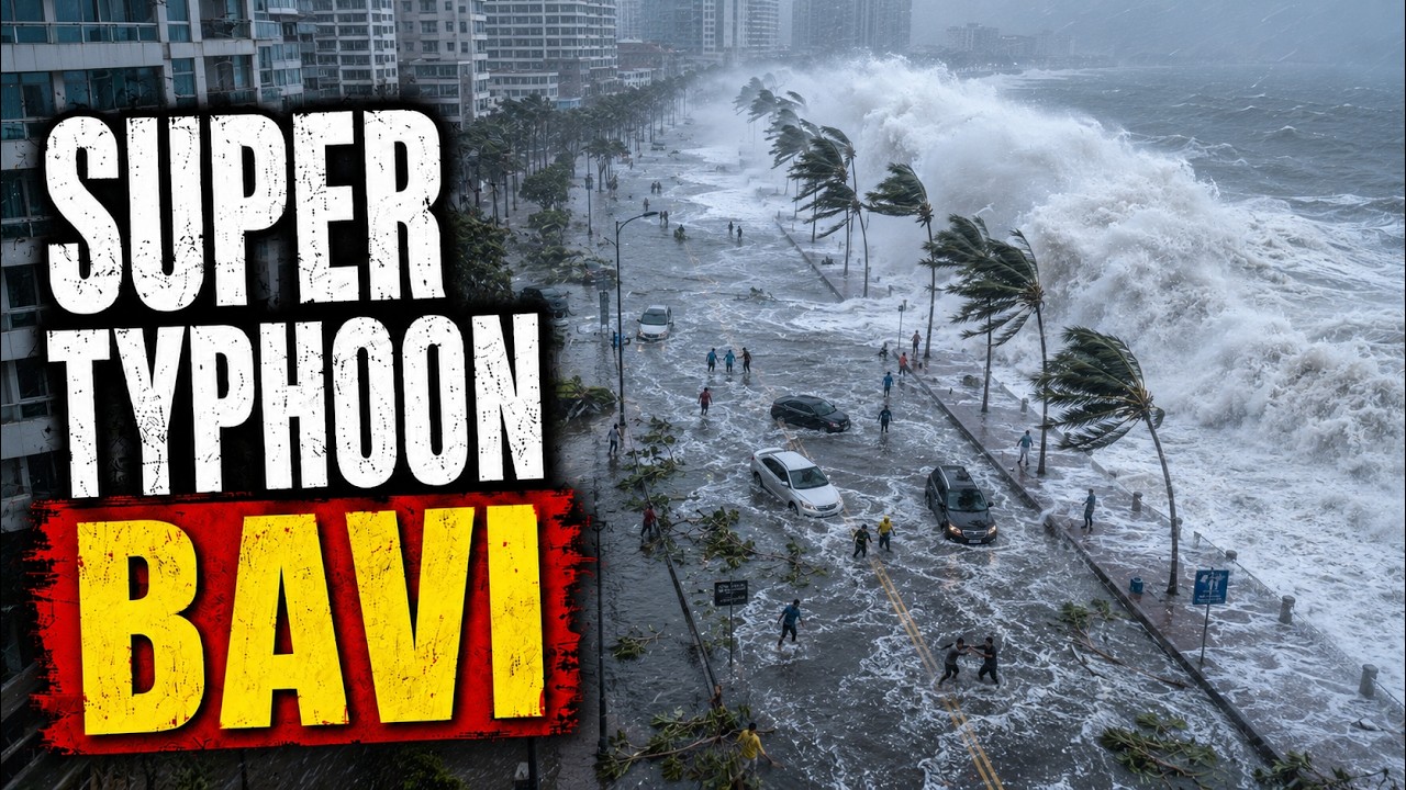 Typhoon Bavi Slams Japan and Taiwan | China Evacuates 600,000 Before Landfall