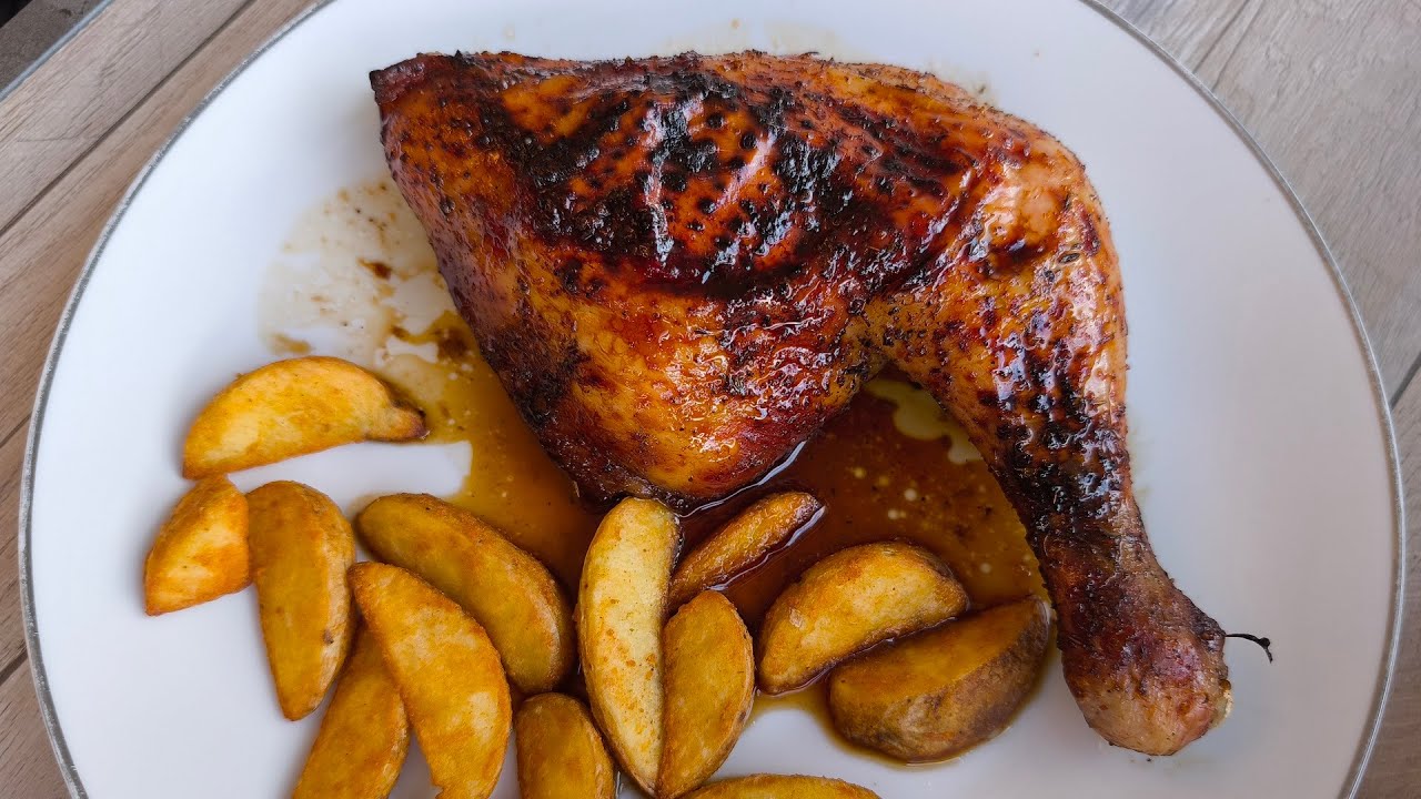 POLLO AL HORNO CON SALSA TERIYAKI