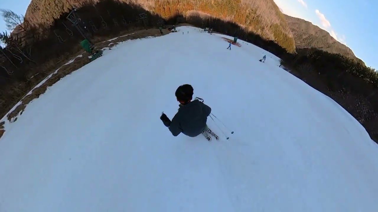 2026/02/22(日) 朝日プライムスキー場・第 2 リフト横ゲレンデ